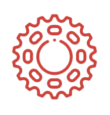 Bike gears icon